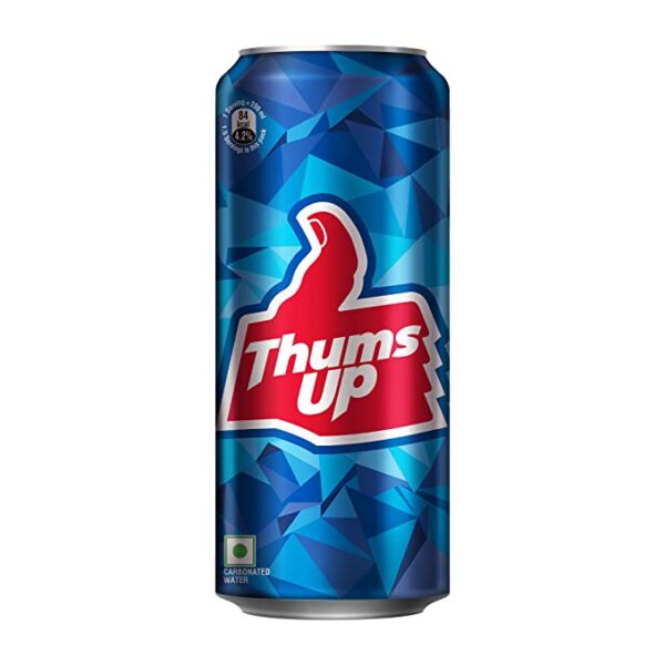 Thums Up Cold Drink | Soft Drink with Strong Taste | Spicy & Fizzy Cold Drink | Recyclable Can, 300 ml (Pack of 6) - Image 3