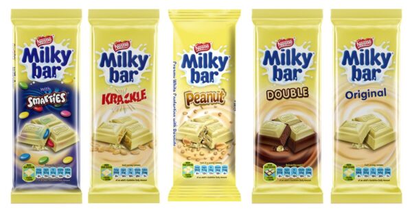 Milkybar White Chocolate Sharing Bar 90g - Image 2