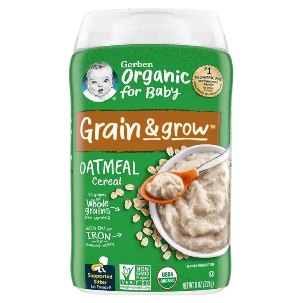 Wholegrain Gerber cereal Breakfast Cereal Baby Food - Image 3