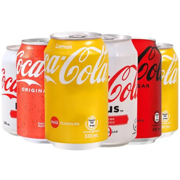 Coca Cola Soft Drink Can 330ml x 24