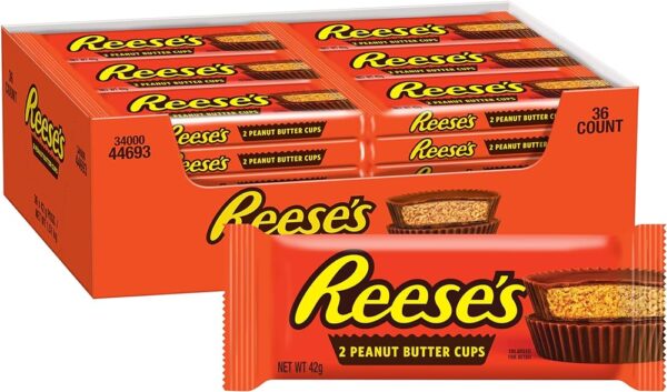 Reese’s Chocolate Peanut Butter Cups, Pack of 36 x 42 g