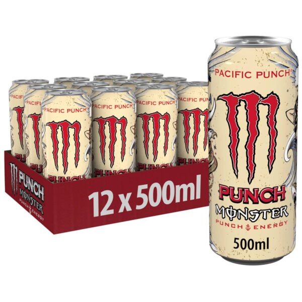 Monster Energy Pacific Punch 12 x 500ml | Your Coca-Cola UK - Image 2